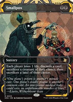 Smallpox card from Secrets of Strixhaven: Mystical Archive
