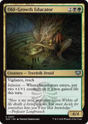 Old-Growth Educator card from Secrets of Strixhaven