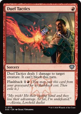 Duel Tactics card from Secrets of Strixhaven