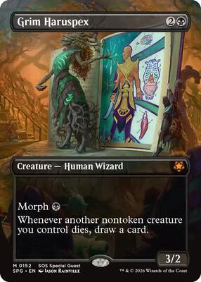 Grim Haruspex (Borderless) card from Special Guests