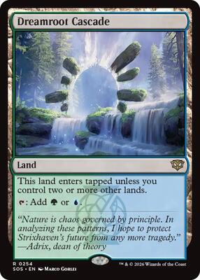 Dreamroot Cascade card from Secrets of Strixhaven
