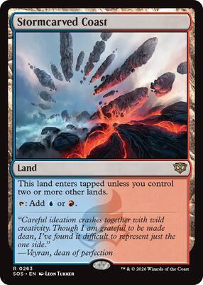 Stormcarved Coast card from Secrets of Strixhaven
