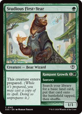 Studious First-Year card from Secrets of Strixhaven