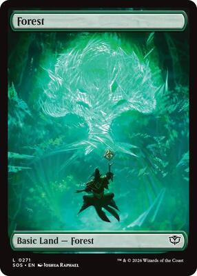 Forest (0271) card from Secrets of Strixhaven