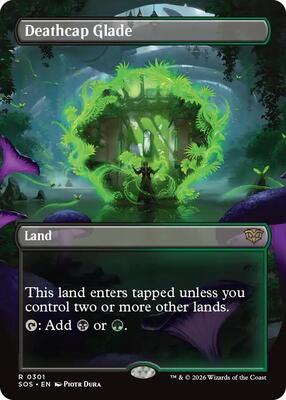 Deathcap Glade (Borderless) card from Secrets of Strixhaven