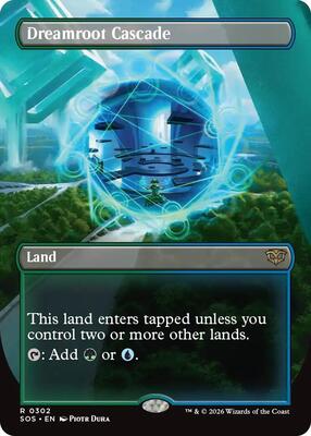 Dreamroot Cascade (Borderless) card from Secrets of Strixhaven
