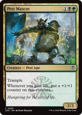Pest Mascot card from Secrets of Strixhaven