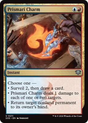 Prismari Charm card from Secrets of Strixhaven