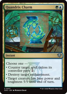 Quandrix Charm card from Secrets of Strixhaven