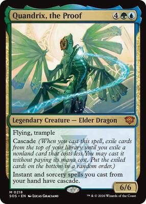 Quandrix, the Proof card from Secrets of Strixhaven