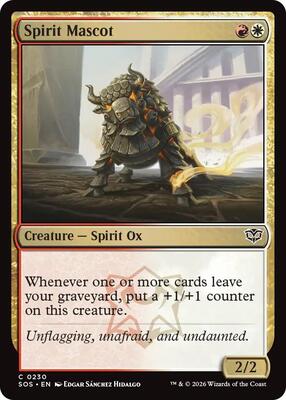Spirit Mascot card from Secrets of Strixhaven