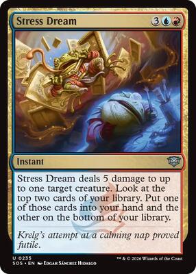 Stress Dream card from Secrets of Strixhaven
