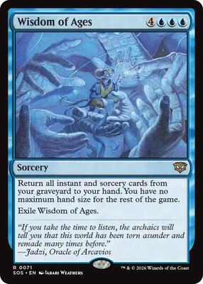 Wisdom of Ages card from Secrets of Strixhaven