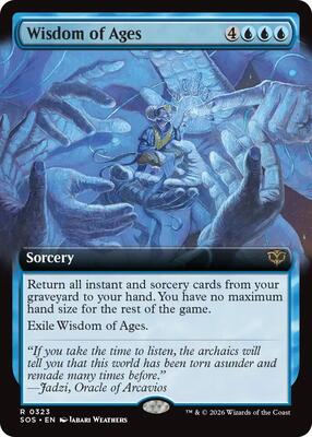 Wisdom of Ages (Extended Art) card from Secrets of Strixhaven
