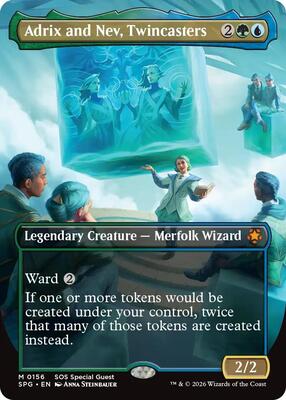 Adrix and Nev, Twincasters (Borderless) card from Special Guests