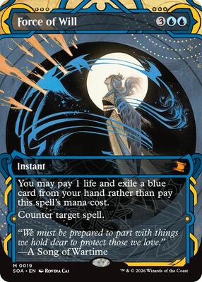 Force of Will card from Secrets of Strixhaven: Mystical Archive
