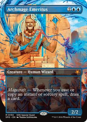 Archmage Emeritus (Borderless) card from Special Guests
