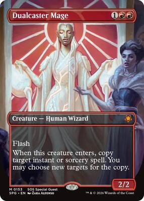 Dualcaster Mage (Borderless) card from Special Guests