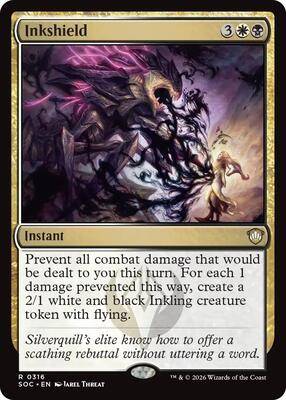 Inkshield card from Commander: Secrets of Strixhaven
