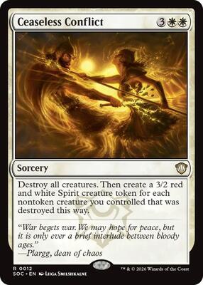 Ceaseless Conflict card from Commander: Secrets of Strixhaven