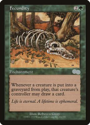Fecundity card from Urza's Saga