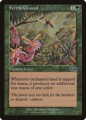 Fertile Ground card from Urza's Saga