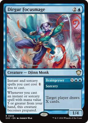 Dirgur Focusmage card from Commander: Secrets of Strixhaven