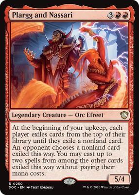 Plargg and Nassari card from Commander: Secrets of Strixhaven