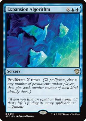 Expansion Algorithm card from Commander: Secrets of Strixhaven