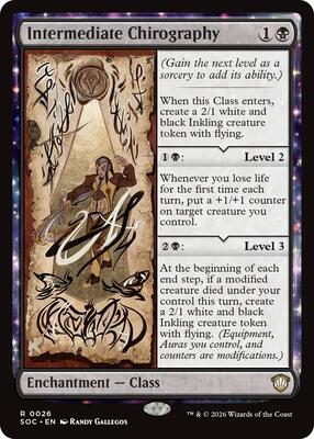 Intermediate Chirography card from Commander: Secrets of Strixhaven