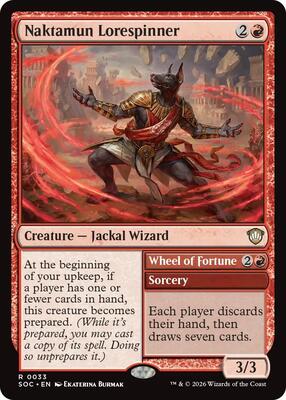 Naktamun Lorespinner card from Commander: Secrets of Strixhaven