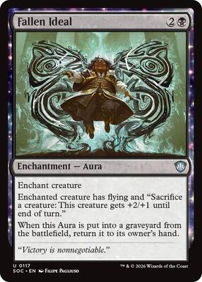 Fallen Ideal card from Commander: Secrets of Strixhaven