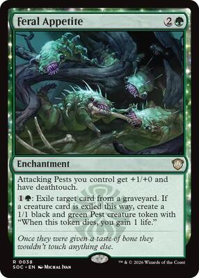 Feral Appetite card from Commander: Secrets of Strixhaven