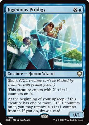 Ingenious Prodigy card from Commander: Secrets of Strixhaven