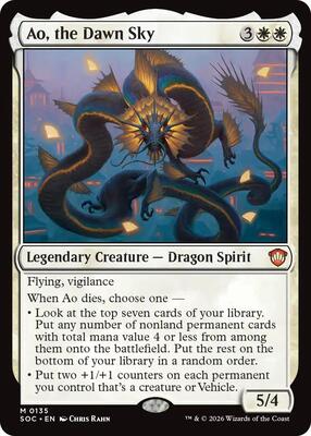 Ao, the Dawn Sky card from Commander: Secrets of Strixhaven