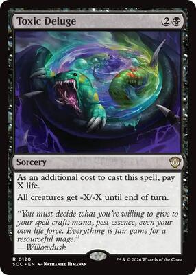 Toxic Deluge card from Commander: Secrets of Strixhaven