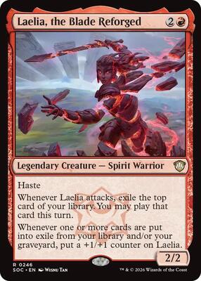 Laelia, the Blade Reforged card from Commander: Secrets of Strixhaven
