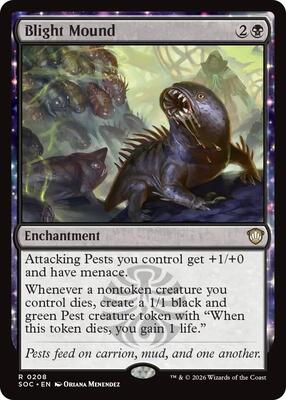 Blight Mound card from Commander: Secrets of Strixhaven