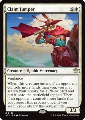 Claim Jumper card from Commander: Secrets of Strixhaven