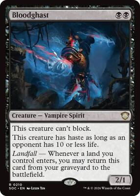 Bloodghast card from Commander: Secrets of Strixhaven