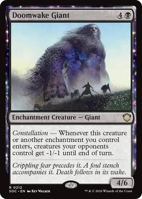 Doomwake Giant card from Commander: Secrets of Strixhaven