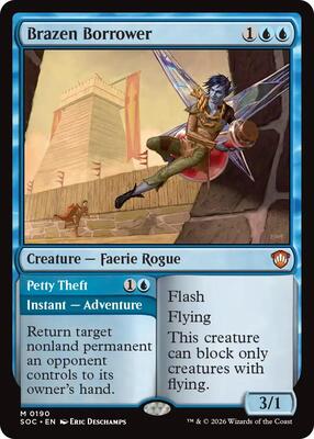 Brazen Borrower card from Commander: Secrets of Strixhaven