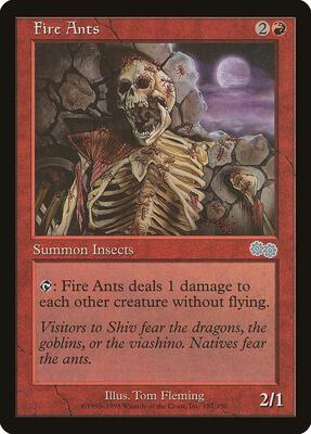 Fire Ants card from Urza's Saga