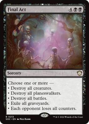 Final Act card from Commander: Secrets of Strixhaven