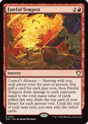 Fateful Tempest card from Commander: Secrets of Strixhaven