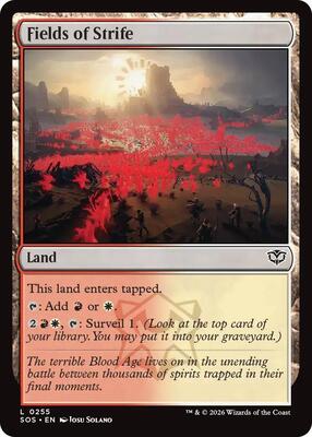 Fields of Strife card from Secrets of Strixhaven