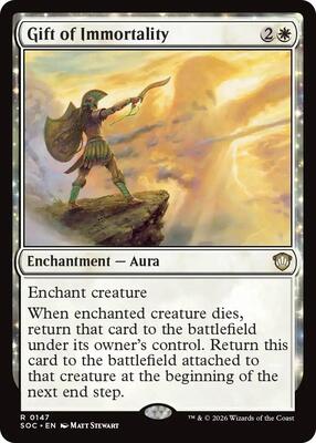 Gift of Immortality card from Commander: Secrets of Strixhaven