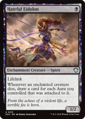 Hateful Eidolon card from Commander: Secrets of Strixhaven