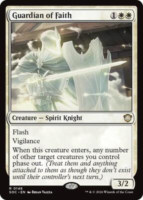 Guardian of Faith card from Commander: Secrets of Strixhaven
