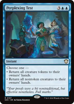 Perplexing Test card from Commander: Secrets of Strixhaven